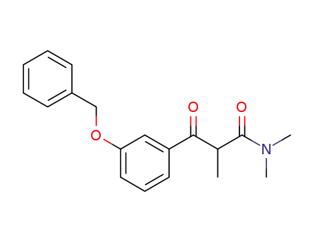 3-(3-(benzyloxy)phenyl)-N,N,2-trimethyl-3-oxopropanamide