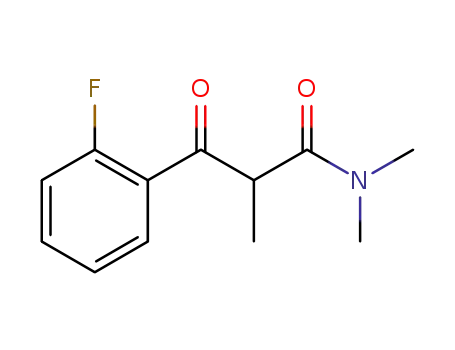 3-(2-fluorophenyl)-N,N,2-trimethyl-3-oxopropanamide