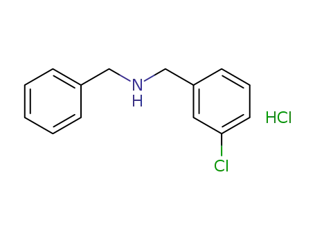 N-benzyl-1-(3-chlorophenyl)methanaminium chloride