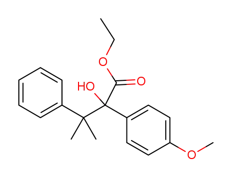 ethyl 2-hydroxy-2-(4-methoxyphenyl)-3-methyl-3-phenylbutanoate