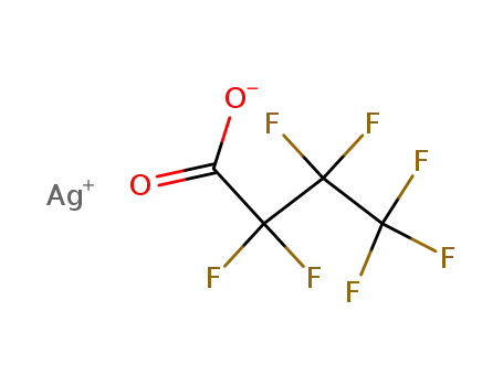 2,2,3,3,4,4,4-Heptafluorobutanoic acid; silver