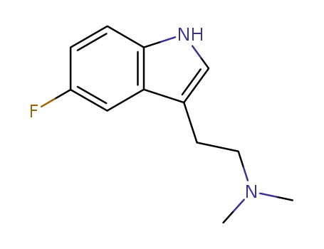 Molecular Structure of 22120-36-1 (5-FLUORO-N,N-DIMETHYLTRYPTAMINE)