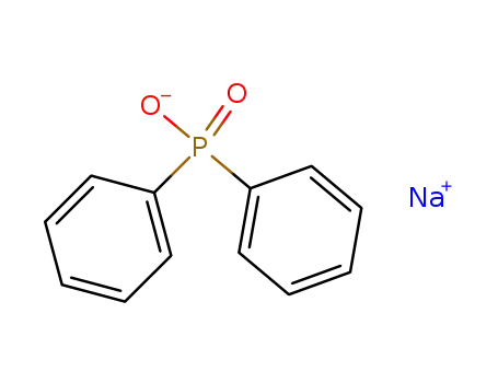 Molecular Structure of 22214-04-6 (Phosphinic acid, diphenyl-, sodium salt)