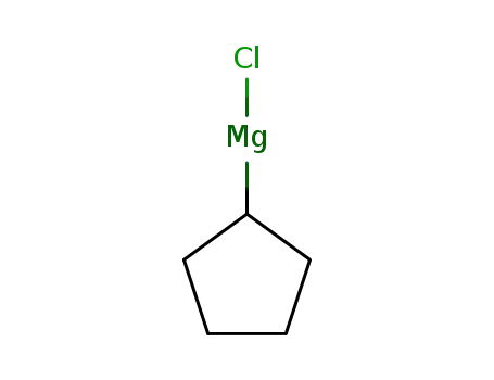 Molecular Structure of 32916-51-1 (CYCLOPENTYLMAGNESIUM CHLORIDE)
