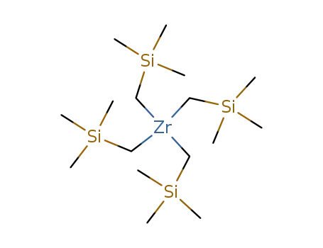 Molecular Structure of 32665-18-2 (zirconium(4+) tetrakis[(trimethylsilyl)methanide])