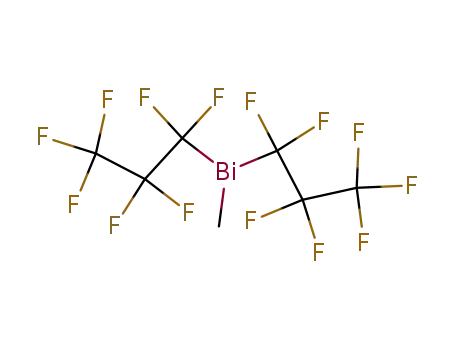 Methyl-bis-heptafluorpropyl-wismut