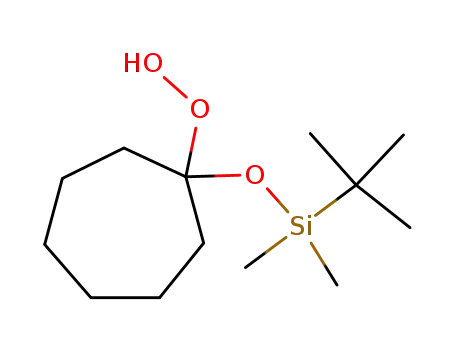 Molecular Structure of 88739-43-9 (Hydroperoxide, 1-[[(1,1-dimethylethyl)dimethylsilyl]oxy]cycloheptyl)