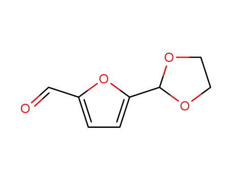Molecular Structure of 117953-13-6 (5-(1,3-DIOXOLAN-2-YL)-2-FURALDEHYDE)
