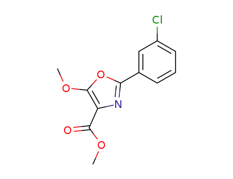4-Carbomethoxy-5-methoxy-2-(3'-chlorophenyl)oxazole
