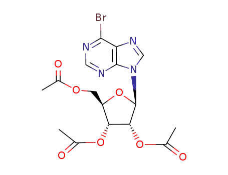 (2R,3R,4R,5R)-2-(acetoxymethyl)-5-(6-bromo-9H-purin-9-yl)tetrahydrofuran-3,4-diyl diacetate