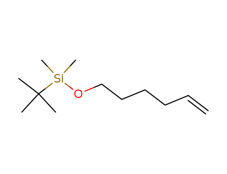 Molecular Structure of 85807-84-7 (Silane, (1,1-dimethylethyl)(5-hexenyloxy)dimethyl-)