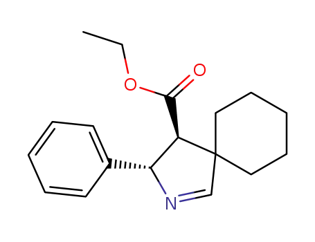 (3S,4S)-3-Phenyl-2-aza-spiro[4.5]dec-1-ene-4-carboxylic acid ethyl ester