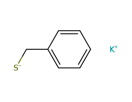 Molecular Structure of 61671-44-1 (Benzenemethanethiol, potassium salt)