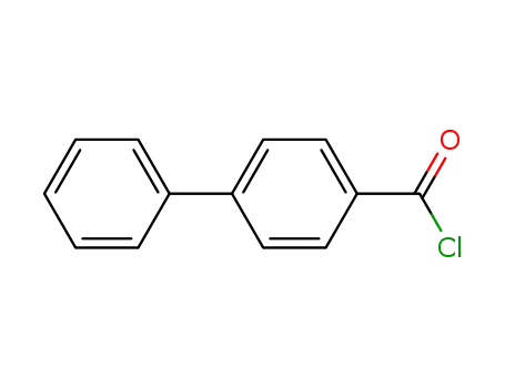 Molecular Structure of 14002-51-8 (4-Biphenylcarbonyl chloride)
