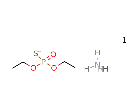 thiophosphoric acid-O.O-diethyl ester, NH4-salt