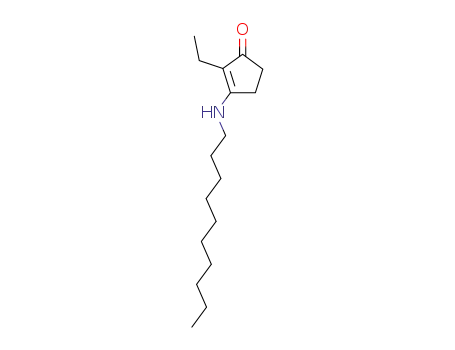 3-Decylamino-2-ethyl-cyclopent-2-enone