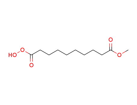Molecular Structure of 139030-05-0 (Decaneperoxoic acid, 10-methoxy-10-oxo-)