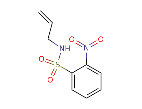 Molecular Structure of 65118-17-4 (Benzenesulfonamide, 2-nitro-N-2-propenyl-)