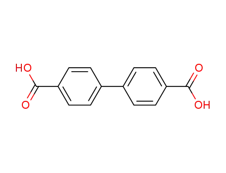 Molecular Structure of 787-70-2 (Biphenyl-4,4'-dicarboxylic acid)
