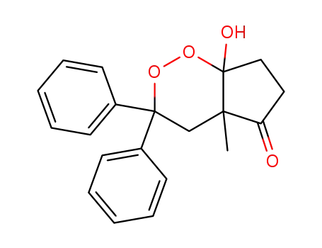 1-hydroxy-6-methyl-4,4-diphenyl-2,3-dioxabicyclo<4.3.0>nonan-7-one