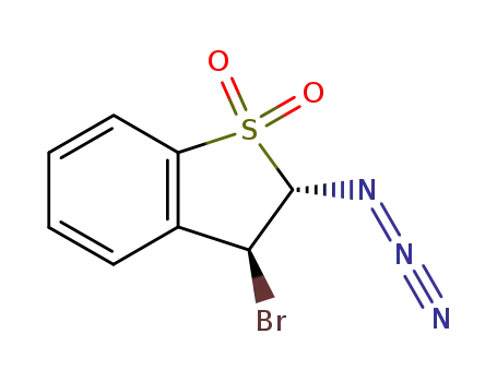 trans-2-azido-3-bromo-2,3-dihydrobenzothiophene 1,1-dioxide