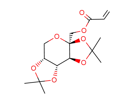 1-O-acryloyl-2,3;4,5-di-O-isopropylidene-β-D-(-)-fructopyranose