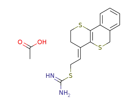 4,10-bisthia-1,2,3,4,9,10-hexahydrophenanthrenylideneethylisothiuroniumacetate