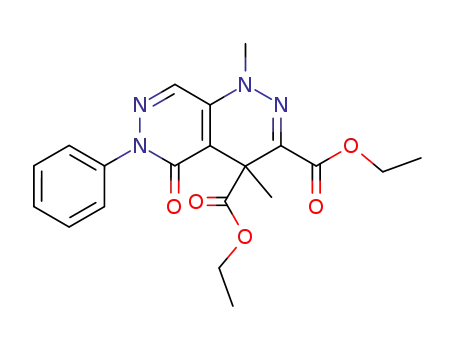 1,4-Dimethyl-5-oxo-6-phenyl-1,4,5,6-tetrahydro-pyridazino[4,5-c]pyridazine-3,4-dicarboxylic acid diethyl ester
