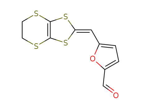 5-(5,6-Dihydro-[1,3]dithiolo[4,5-b][1,4]dithiin-2-ylidenemethyl)-furan-2-carbaldehyde