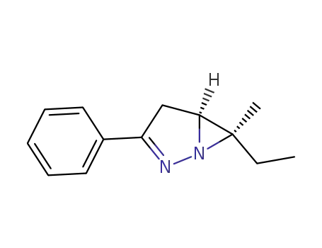 3-phenyl-6-endo-ethyl-6-exo-methyl-1,2-diazabicyclo<3.1.0>hex-2-ene