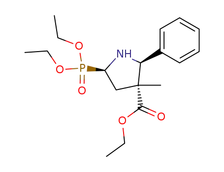 (2S,3R,5R)-5-(Diethoxy-phosphoryl)-3-methyl-2-phenyl-pyrrolidine-3-carboxylic acid ethyl ester