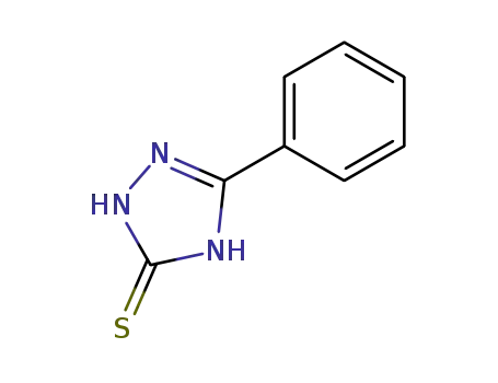 Molecular Structure of 3414-94-6 (5-Phenyl-4H-1,2,4-triazole-3-thiol )