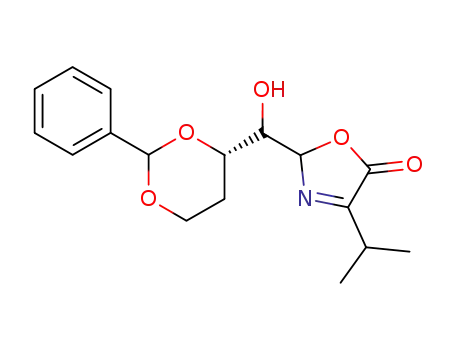2-[Hydroxy-((S)-2-phenyl-[1,3]dioxan-4-yl)-methyl]-4-isopropyl-2H-oxazol-5-one
