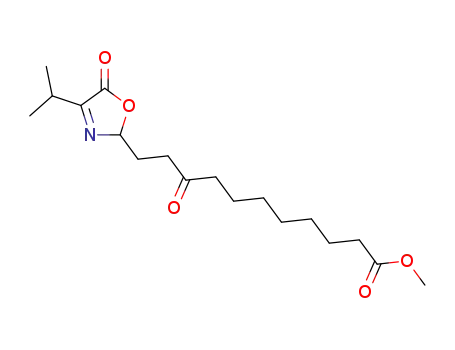 methyl 2,5-dihydro-4-(1-methylethyl)-γ,5-dioxo-2-oxazol-undecanoate