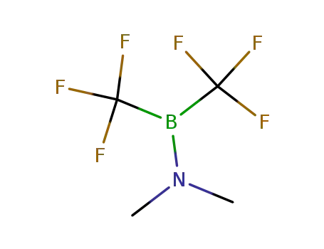 Molecular Structure of 105224-90-6 (Boranamine, N,N-dimethyl-1,1-bis(trifluoromethyl)-)