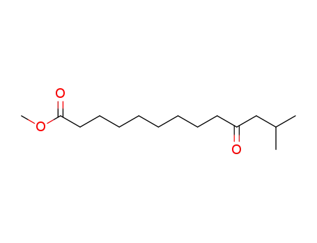 Molecular Structure of 95799-78-3 (Tridecanoic acid, 12-methyl-10-oxo-, methyl ester)