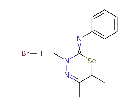 2-phenylimino-3,5,6-trimethyl-2,3-dihydro-6H-1,3,4-selenadiazine hydrobromide