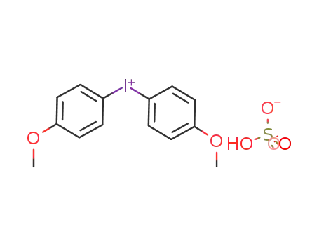 Bis-(4-methoxy-phenyl)-iodonium; hydrogen sulfate