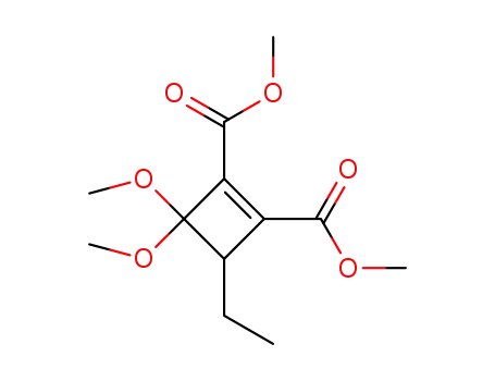 4-Ethyl-3,3-dimethoxy-cyclobut-1-ene-1,2-dicarboxylic acid dimethyl ester