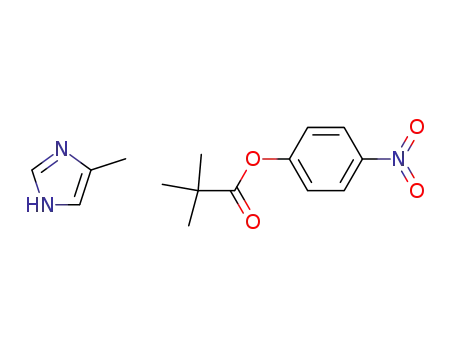 2,2-Dimethyl-propionic acid 4-nitro-phenyl ester; compound with 4-methyl-1H-imidazole
