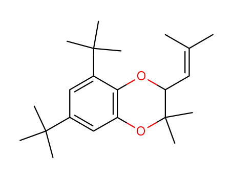 5,7-Bis-(1,1-dimethylethyl)-2,2-dimethyl-3-(2-methylprop-1-enyl)-1,4-benzodioxine