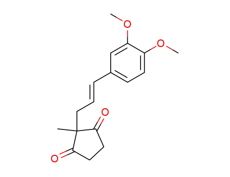 2-(3',4'-dimethoxycinnamyl)-2-methylcyclopentane-1,3-dione