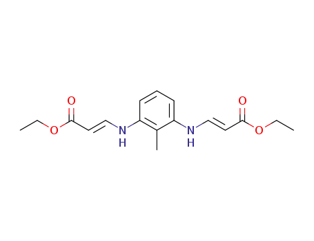 2,6-bis(2'-carboethoxyvinylamino)toluene