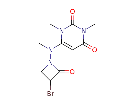 6-[(3-Bromo-2-oxo-azetidin-1-yl)-methyl-amino]-1,3-dimethyl-1H-pyrimidine-2,4-dione