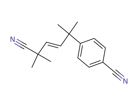 trans-5-(4-cyanophenyl)-2,2,5-trimethyl-3-hexenenitrile