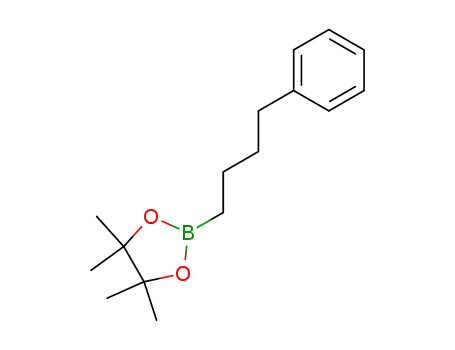 Molecular Structure of 167693-07-4 (1,3,2-Dioxaborolane, 4,4,5,5-tetramethyl-2-(4-phenylbutyl)-)