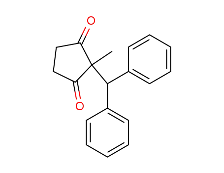 2-(Diphenylmethyl)-2-methyl-1,3-cyclopentandion