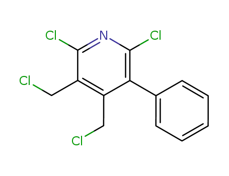 2,6-dichloro-3,4-bis(chloromethyl)-5-phenylpyridine