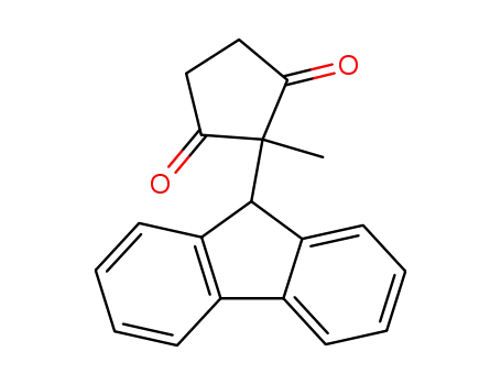 2-Fluorenyl-2-methyl-1,3-cyclopentandion