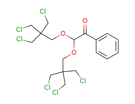 2,2-Bis-(3-chloro-2,2-bis-chloromethyl-propoxy)-1-phenyl-ethanone